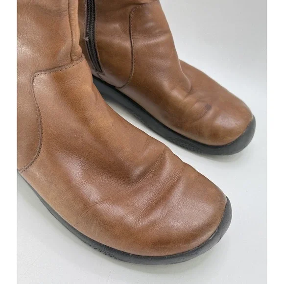 Keen Bern Baby Boot Size 10.5 41 Brown Leather  Zip Adj Buckle SEE PHOTOS - Picture 2 of 16